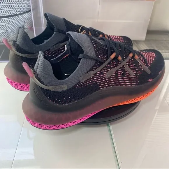 🆕 Adidas 4D Fusio 'Black Orange Pink' - Mens Sizes - Picture 5 of 15